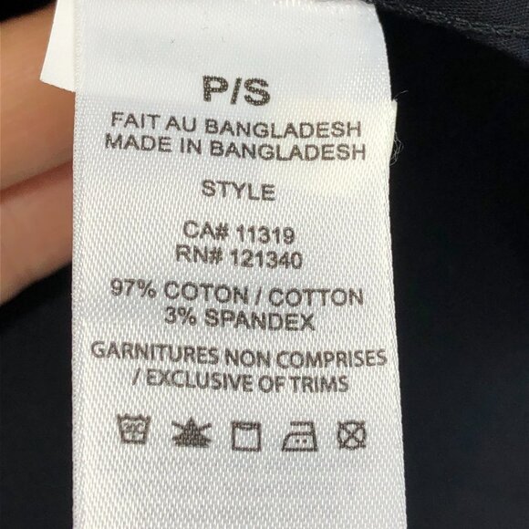 NWT Garage Black Alina Flyaway Hook & Eye Long Sleeve Top size S - Picture 9 of 15